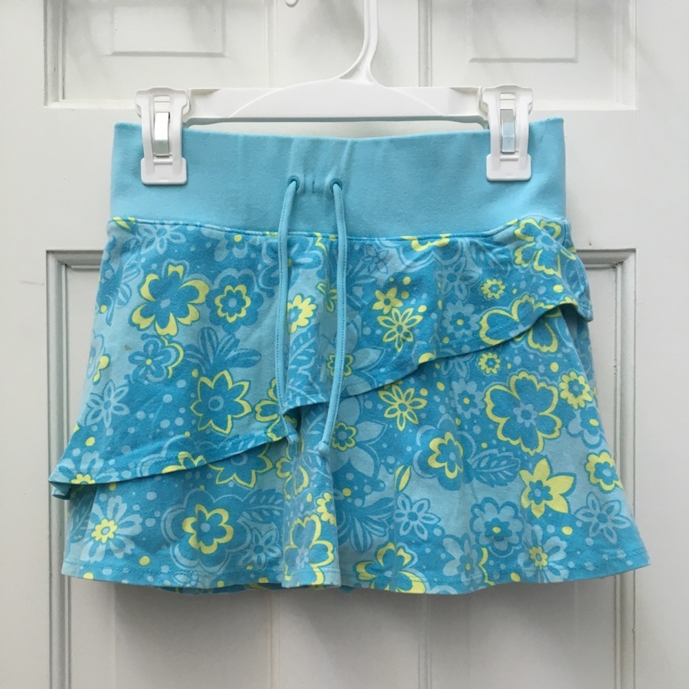 FLORAL TIERED SKIRT